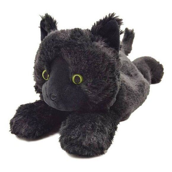 Weighted Black Cat Warmies 15" Plush Scented With French Lavender - Picture 1 of 2